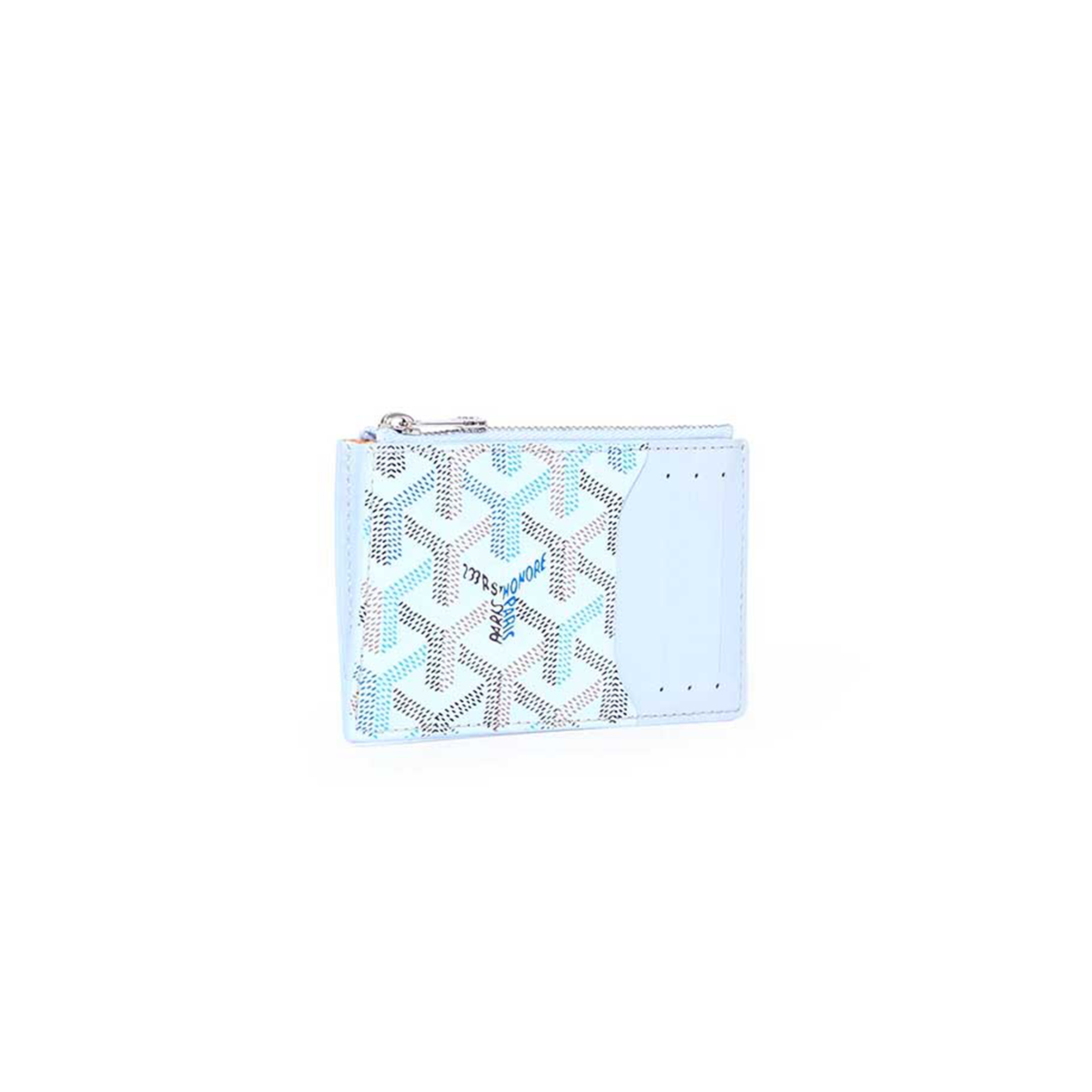 GOYARD BOURBON ZIPPED CARD HOLDER MULTICOLOURED BOURBOPMLTY71CL23P (12.5*8.4*1cm)
